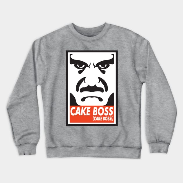 CAKE BOSS (Cake Boss!) Crewneck Sweatshirt by gthomasmcdonald